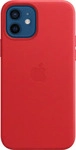 Apple MHKD3ZM/A, Leder-Case MagSafe f&uuml;r das Apple iPhone 12 (Pro) - Red Rot