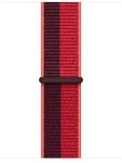 Apple ML8F3ZM/A, Sport Loop Armband f&uuml;r Apple Watch | 38/40/41/42 mm - Black / Red