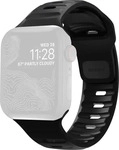 Nomad NOM18706, Nomad Sport Armband FKM f&uuml;r Apple Watch | 38/40/41/42 mm - Schwarz