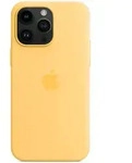 Apple MPU03ZM/A, Silikon-Case MagSafe f&uuml;r das Apple iPhone 14 Pro Max - Sunglow Gelb