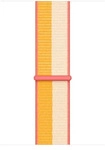 Apple ML2Y3ZM/A, Sport Loop Armband f&uuml;r Apple Watch | 44/45/46/49 mm - Maize/White