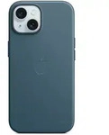 Apple MT3G3ZM/A, FineWoven Back Cover MagSafe f&uuml;r das Apple iPhone 15 - Pacific Blue