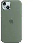 Apple MT183ZM/A, Silikon-Case MagSafe f&uuml;r das Apple iPhone 15 Plus - Cypress Gr&uuml;n