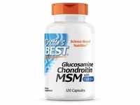 Doctor's Best, Glucosamine, Chondroitin, MSM, 120 Kapseln