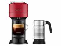 Nespresso Vertuo Next Cherry Red & Aeroccino 4 Vertuo Kaffeemaschine