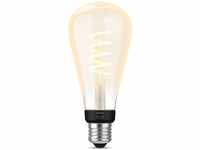 Philips Hue White E27 Filament Edison LED Lampe 7W - Edition mit Glühwedel in ST72