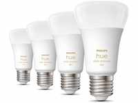 4er Set Philips Hue White Ambiance E27 LED Lampen 6W wie 60W tunable White dimmbares