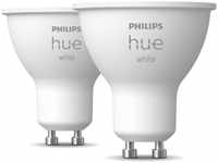 2er Pack Philips Hue Warm White GU10 LED Leuchtmittel 5,2W wie 55W dimmbar 2700K