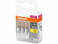 3er Pack OSRAM LED PIN mit G9-Sockel 2,6W wie 30 Watt warmweißes Licht, EEK: E