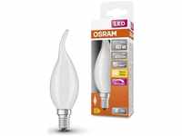 OSRAM E14 LED Windstoßlicht Kerzenform matt dimmbar 4W wie 40W warmweißes Licht,
