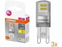 3er Pack OSRAM LED PIN mit G9-Sockel 1,9W wie 20 Watt warmweißes Licht, EEK: F