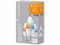 3er Pack LEDVANCE SMART+ Classic E14 Kerze Leuchtmittel dimmbar 5W warmweiss bis