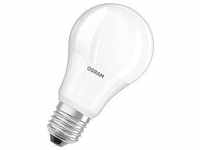 OSRAM LED Glühbirne mattiert E27 10W wie 75W warmweiße Wohnbeleuchtung, EEK: F