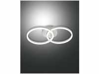 Giotto Ringförmige LED-Deckenleuchte 2x18W Weiss Fabas Luce, EEK: E (Spektrum: A bis