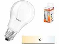 OSRAM LED E27 Glühbirne opalweiß 10,5W wie 75W neutralweiß Schraubsockel,...