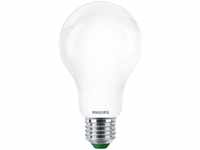 Besonders effiziente PHILIPS E27 LED Filament Lampe matt 4W = 60W 3000K warmweißes