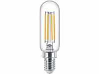 PHILIPS T25 E14 Filament LED-Lampe schmal 4,5W wie 40W warmweiß, EEK: F (Spektrum: A