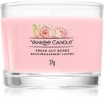 Yankee Candle Fresh Cut Roses Votivkerze Signature 37 g, Grundpreis: &euro; 116,- / l