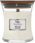 Woodwick White Teak Duftkerze mit Holzdocht 85 g, Grundpreis: &euro; 131,- / l