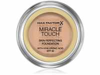 Max Factor Miracle Touch hydratisierendes cremiges Make-up SPF 30 Farbton 045 Warm