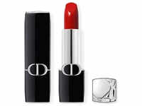 Rouge Dior langanhaltender Lippenstift nachfüllbar Farbton 999 Satin 3,5 g