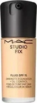 MAC Cosmetics Studio Fix Fluid SPF 15 24HR Matte Foundation + Oil Control m,