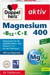 Doppelherz Magnesium 400 + B12 + C + E Tabletten tr&auml;gt zur normalen Funktion...