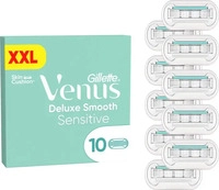 Gillette Venus Deluxe Smooth Sensitive Rasierklingen 10 St., Grundpreis: &euro;