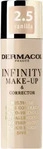 Dermacol Infinity Make-up mit hoher Deckkraft SPF 15 Farbton 2.5 Vanilla 20 g,