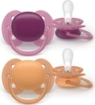 Philips Avent Ultrasoft SCF093/03 18+m Schnuller Girl 2 St., Grundpreis: &euro;