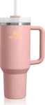 Stanley Quencher H2.O FlowState Tumbler Edelstahlbecher mit Trinkhalm gro&szlig;,