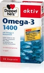 Doppelherz Omega-3 1400 Kapseln f&uuml;r eine normale Herz- und Hirnfunktion 80 g,