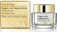 Alcina Effective Care Creme f&uuml;r Augen und Lippen mit gl&auml;ttender Wirkung 15 ml,