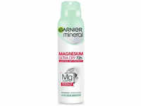Garnier Men Mineral Magnesium Ultra Dry Antiperspirant für Herren 150 ml,