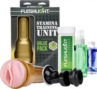 FLESHLIGHT Stamina Training Value Set flesh 4 St., Grundpreis: &euro; 20.325,- / l