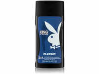 Playboy King Of The Game Duschgel für Herren 250 ml, Grundpreis: &euro; 10,- /...