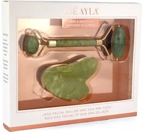 Zo&euml; Ayla Jade Facial Roller And Gua Sha Tool Geschenkset f&uuml;r das Gesicht 1 St.,