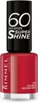 Rimmel 60 Seconds Super Shine Nagellack Farbton 310 Double Decker Red 8 ml,