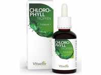 Vitactiv Chlorophyll Kräutertropfen zur Reduzierung von Müdigkeit und...