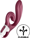 Satisfyer Love ME Vibrator mit Klitoris-Stimulator Red 22 cm, Grundpreis: &euro;