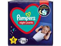 Pampers Night Pants Size 4 Einweg-Windelhöschen für die Nacht 9-15 kg 25 St.