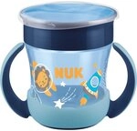 NUK Magic Cup Night Tasse mit Griffen 6m+ Blue 160 ml, Grundpreis: &euro; 63,-...