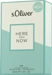 s.Oliver Here and Now Men Eau de Toilette f&uuml;r Herren 30 ml, Grundpreis: &euro;...