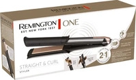 Remington ONE Straight and Curl S6077 Gl&auml;tteisen f&uuml;r das Haar + Etui 1 St.,