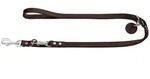 Hunter verstellbare F&uuml;hrleine 20mm/200cm dunkelbraun
