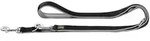 Hunter verstellbare F&uuml;hrleine Neopren 25mm/200cm schwarz/grau