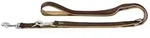 Hunter verstellbare F&uuml;hrleine Neopren 25mm/200cm braun/caramel