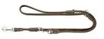 Hunter verstellbare F&uuml;hrleine Hunting Round & Soft braun 6mm/200cm