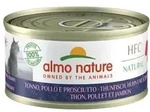 Almo Nature Dose Adult Natural Thunfisch, Huhn und Schinken 70g (Menge: 24 je