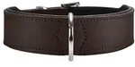 Hunter Halsband Basic 55 braun/schwarz 41 - 49cm/39mm